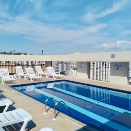 Flat 406A Com Piscina Na Cobertura Apartment Sao Vicente  Exterior photo