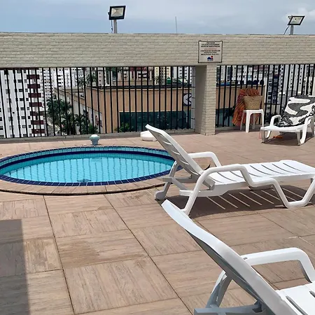 Flat 406A Com Piscina Na Cobertura Apartment Sao Vicente  Exterior photo
